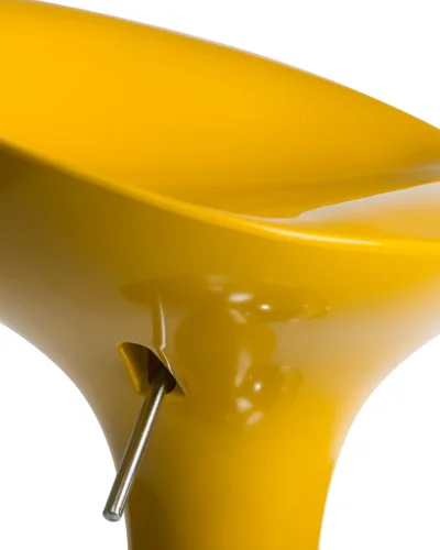 Стул барный 1004-LM BOMBA,  цвет сиденья желтый, цвет основания хром Dobrin, жёлтый/, ножки/металл/хром, размеры - 660*880***430*360 фото 8