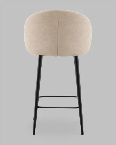 Стул полубарный Ханнингем велюр бежевый УТ000041702 Stool Group, /, ножки//, размеры - ***** фото 8