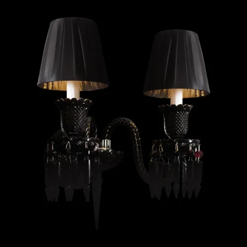 Бра Zenith 10210/2W Black LOFT IT чёрный на 2 лампы, основание чёрное в стиле арт-деко  фото 4