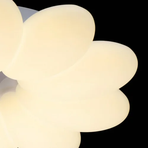 Люстра потолочная LED с пультом Мадлен 424012301 DeMarkt белая на 1 лампа, основание белое в стиле современный хай-тек с пультом фото 8