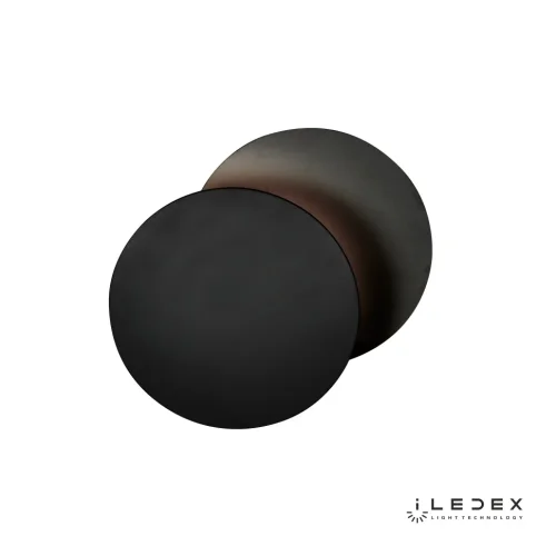 Бра LED Shell X089105 BK iLedex чёрный на 1 лампа, основание чёрное в стиле современный хай-тек  фото 2