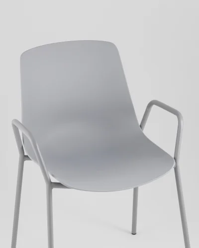 Стул Kaira, пластик серый УТ000039945 Stool Group, серый/пластик, ножки/пластик/серый, размеры - *815**** фото 7