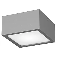 Светильник накладной LED Zolla quad 380294 Lightstar серый 1 лампа, основание серое в стиле современный квадратный