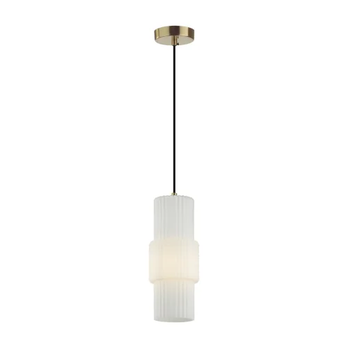 Светильник подвесной Pimpa 5020/1 Odeon Light белый 1 лампа, основание бронзовое в стиле современный  фото 3