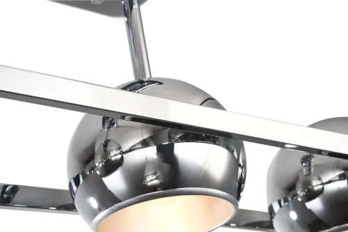 Светильник подвесной Helix VL5153L04 Vele Luce хром на 4 лампы, основание хром в стиле современный шар фото 2