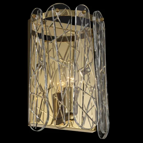 Бра Talla CL318412 Citilux прозрачный на 1 лампу, основание золотое в стиле классический фото 5