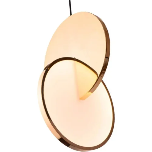 Светильник подвесной ECLIPSE PENDANT LIGHT by broom Gold 208263-26 ImperiumLoft белый 1 лампа, основание золотое в стиле современный  фото 13