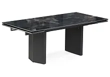 Керамический стол Монерон 200(260)х100х77 black paradise / черный 588032 Woodville столешница чёрная из керамика