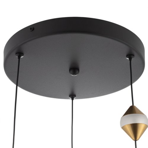Светильник подвесной Норт / Nort CL475023 Citilux янтарный на 3 лампы, основание чёрное в стиле современный каскад фото 4 Светильник подвесной Норт / Nort CL475023 Citilux янтарный на 3 лампы, основание чёрное в стиле современный каскад фото 4