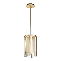 Светильник подвесной Atlant 2975-1P Favourite золотой прозрачный 1 лампа, основание золотое в стиле современный 