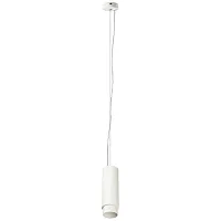 Светильник подвесной LED Fuoco 130036 Lightstar белый 1 лампа, основание белое в стиле современный трубочки