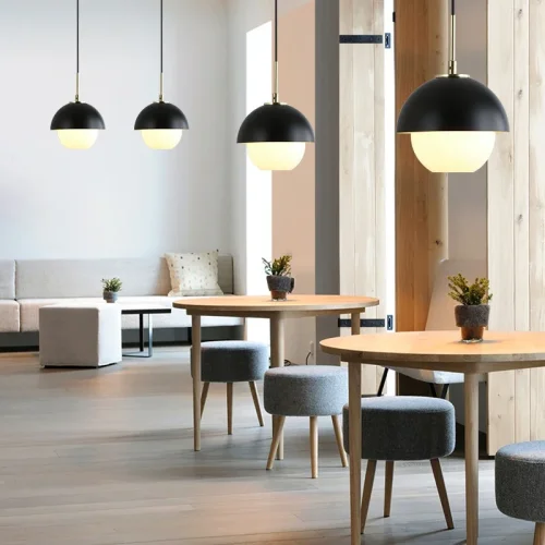 Светильник подвесной OLVE 140908-26 ImperiumLoft белый на 1 лампу, основание латунь в стиле скандинавский фото 7 Светильник подвесной OLVE 140908-26 ImperiumLoft белый на 1 лампу, основание латунь в стиле скандинавский фото 7