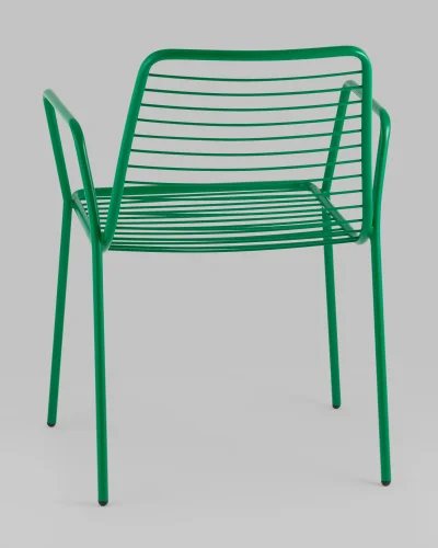Стул с подлокотниками Дели металл зеленый УТ000039265 Stool Group, /, ножки//, размеры - *805***605*595 фото 4