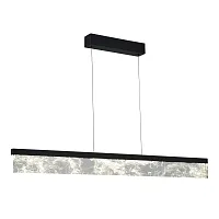 Светильник подвесной LED Splendid SL6234.403.45 ST-Luce серый прозрачный на 1 лампу, основание чёрное в стиле хай-тек 