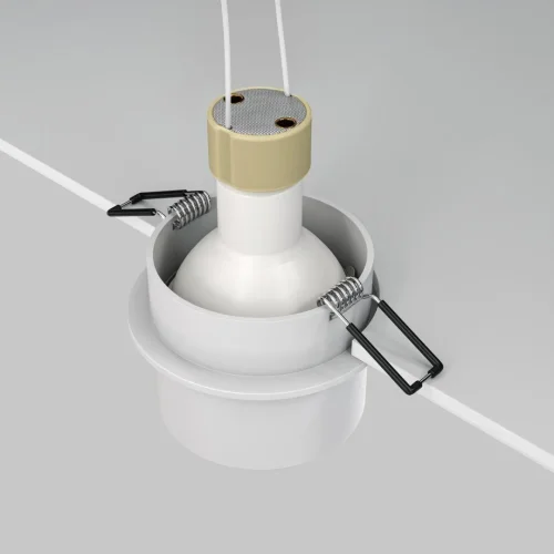 Светильник точечный Reif DL050-01W Maytoni белый 1 лампа, основание белое в стиле хай-тек современный  фото 7