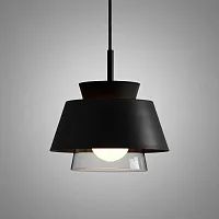 Светильник подвесной SOTA Черный 102072-26 ImperiumLoft чёрный 1 лампа, основание чёрное в стиле современный 