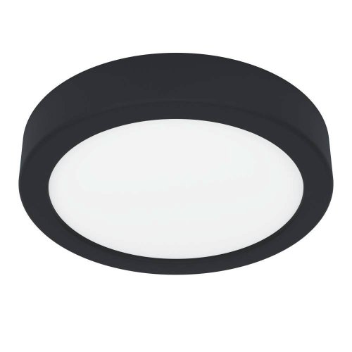 Светильник накладной LED Fueva 5 900581 Eglo белый 1 лампа, основание чёрное в стиле современный круглый