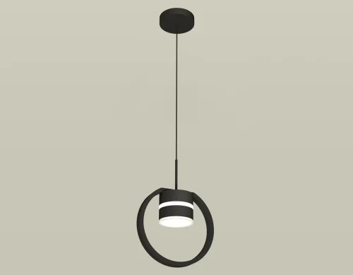 Светильник подвесной XB9102152 Ambrella light чёрный 1 лампа, основание чёрное в стиле современный хай-тек 