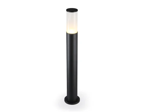 Парковый светильник ST2459 Ambrella light уличный IP54 чёрный 1 лампа, плафон белый в стиле хай-тек современный E27