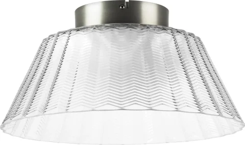 Светильник потолочный LED Napoli 794010 Lightstar прозрачный на 1 лампу, основание коричневое в стиле современный классический 