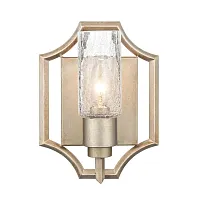 Бра Элса (Elsa) VL4214W01 Vele Luce прозрачный на 1 лампу, основание бежевое в стиле классический Бра Элса (Elsa) VL4214W01 Vele Luce прозрачный на 1 лампу, основание бежевое в стиле классический