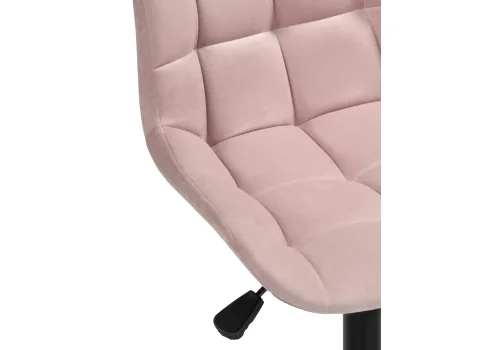 Компьютерное кресло Честер розовый / черный 489818 Woodville, розовый/велюр, ножки/металл/чёрный, размеры - ****500*600 фото 7