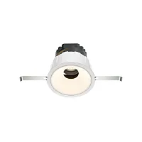 Светильник точечный LED Wise DL057-10W4K-W Maytoni белый 1 лампа, основание белое в стиле современный хай-тек 