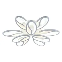 Люстра потолочная LED с пультом Grain 10222/9LED Escada белая на 1 лампу, основание белое в стиле хай-тек с пультом