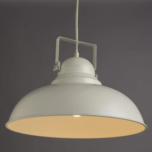 Светильник подвесной лофт Martin A5213SP-1WG Arte Lamp белый 1 лампа, основание белое в стиле лофт  фото 2