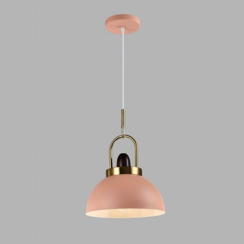Светильник подвесной Ravenna V10449-1P Moderli розовый 1 лампа, основание розовое в стиле лофт 