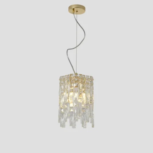 Светильник подвесной ABRIL SP2 GOLD Crystal Lux прозрачный на 2 лампы, основание золотое в стиле классический фото 5 Светильник подвесной ABRIL SP2 GOLD Crystal Lux прозрачный на 2 лампы, основание золотое в стиле классический фото 5