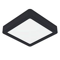 Светильник накладной LED Fueva 5 900643 Eglo белый 1 лампа, основание чёрное в стиле модерн квадратный