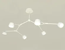 Светильник потолочный XB9055200 Ambrella light белый 6 ламп, основание белое в стиле современный хай-тек 