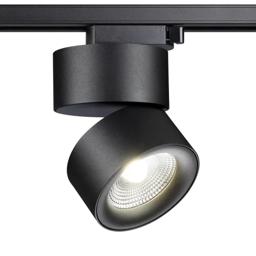Трековый светильник однофазный LED Groda 358785 Novotech чёрный для шинопроводов серии Groda фото 4