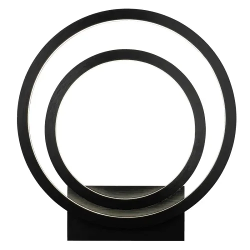 Бра LED Planetary 4005/02/02W Stilfort чёрный на 1 лампа, основание чёрное в стиле хай-тек кольца