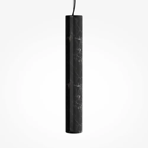 Светильник подвесной LED Basic Texture MOD461PL-L5BK Maytoni чёрный на 1 лампу, основание чёрное в стиле современный трубочки фото 5