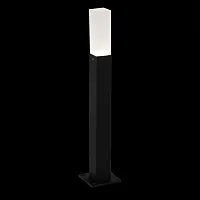Парковый светильник LED Vivo SL101.405.01 ST-Luce уличный IP54 чёрный на 1 лампу, плафон белый в стиле минимализм хай-тек LED