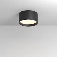 Светильник накладной LED Glare C091CL-12W3K-B Maytoni чёрный на 1 лампу, основание чёрное в стиле современный 