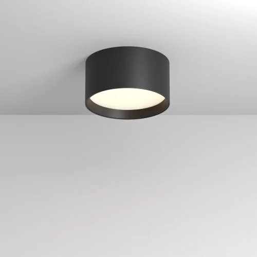 Светильник накладной LED Glare C091CL-12W3K-B Maytoni чёрный на 1 лампу, основание чёрное в стиле современный 