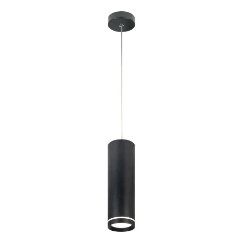Светильник подвесной LED 20009SMP/01LED SBK Escada чёрный 1 лампа, основание чёрное в стиле современный трубочки