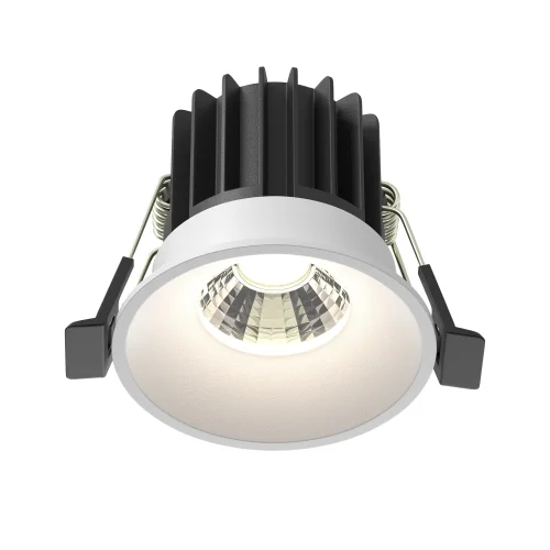 Светильник точечный LED Round DL058-7W4K-W Maytoni белый 1 лампа, основание белое в стиле современный 