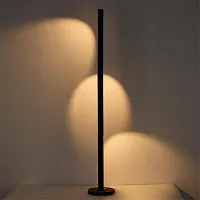 Парковый светильник LED Bamboo 7021/9FL Odeon Light уличный IP65 чёрный на 1 лампу, плафон чёрный в стиле хай-тек минимализм LED