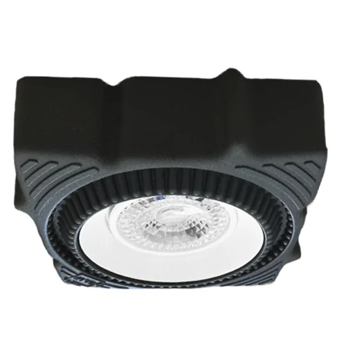 Светильник точечный LED ST753.548.07 ST-Luce на 1 лампу, основание чёрное в стиле хай-тек современный для пвх потолка