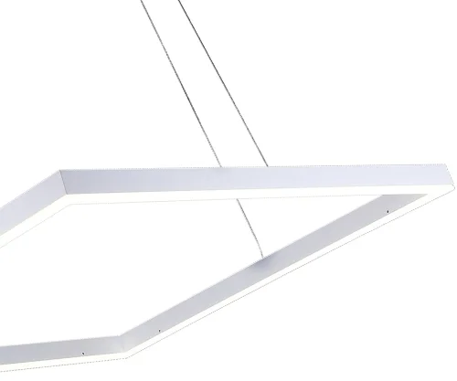 Светильник подвесной LED Альтис 08225,01(4000K) Kink Light белый 1 лампа, основание белое в стиле современный хай-тек квадраты фото 2