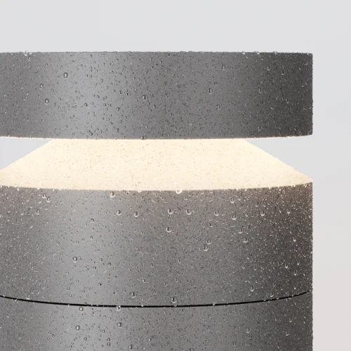 Парковый светильник LED Betone O469FL-L20CM3K Maytoni уличный IP чёрный серый на 1 лампу, плафон чёрный серый в стиле современный хай-тек LED фото 4