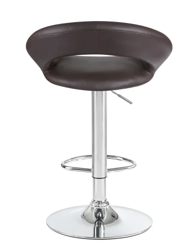 Стул барный набор 2 шт. SET-2 5001-LM MIRA , цвет сиденья коричневый, цвет основания хром Dobrin, /экокожа, ножки/металл/хром, размеры - 790*1020***535*470 фото 6 Стул барный набор 2 шт. SET-2 5001-LM MIRA , цвет сиденья коричневый, цвет основания хром Dobrin, /экокожа, ножки/металл/хром, размеры - 790*1020***535*470 фото 6