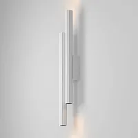Бра LED Calipso C082WL-24W2.7K-W Maytoni белый на 1 лампу, основание белое в стиле современный хай-тек трубочки