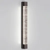 Бра LED Mirada 6680/12WL Odeon Light прозрачный 1 лампа, основание чёрное в стиле современный 