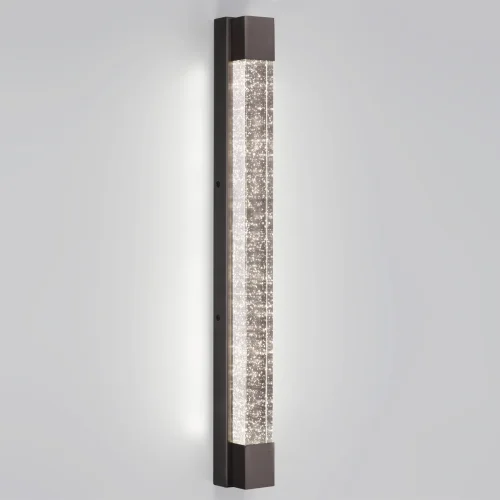 Бра LED Mirada 6680/12WL Odeon Light прозрачный на 1 лампа, основание чёрное в стиле современный 