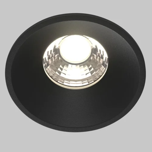 Светильник точечный LED Round DL058-7W4K-B Maytoni чёрный 1 лампа, основание  в стиле современный  фото 4